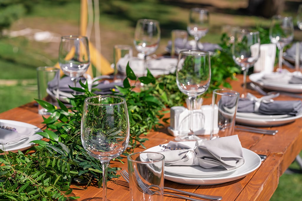Wedding table decorations