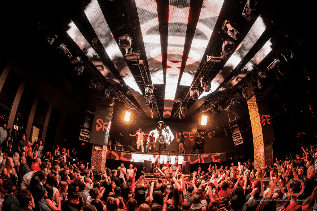 A concert at Tao Las Vegas.