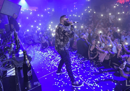 A lively concert at Light Nightclub.