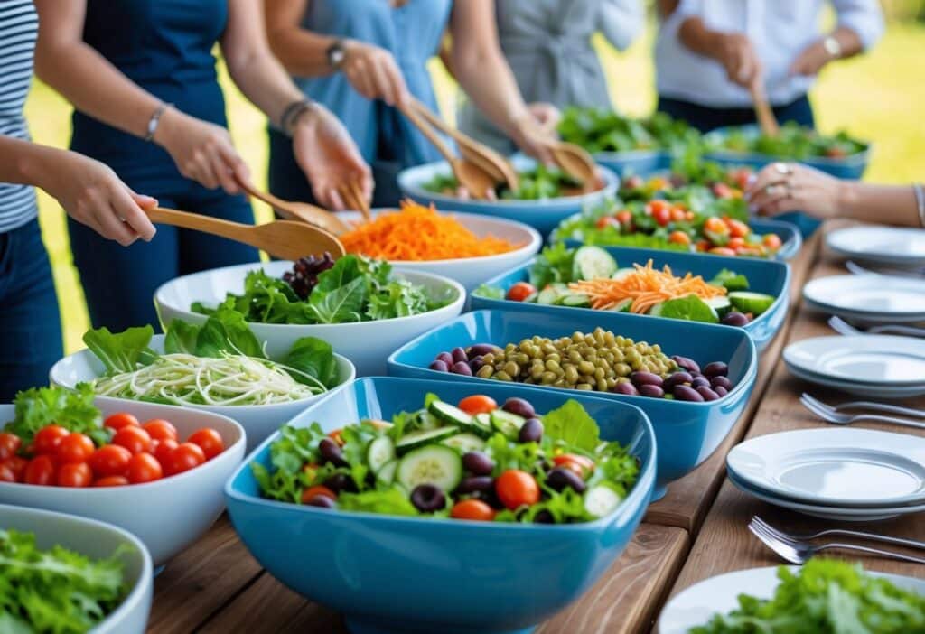 How Much Salad to Serve 100 People