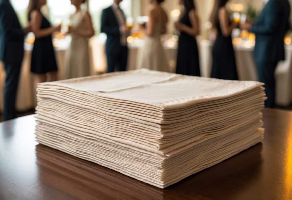 Cocktail Napkins Needed for 100 Guests