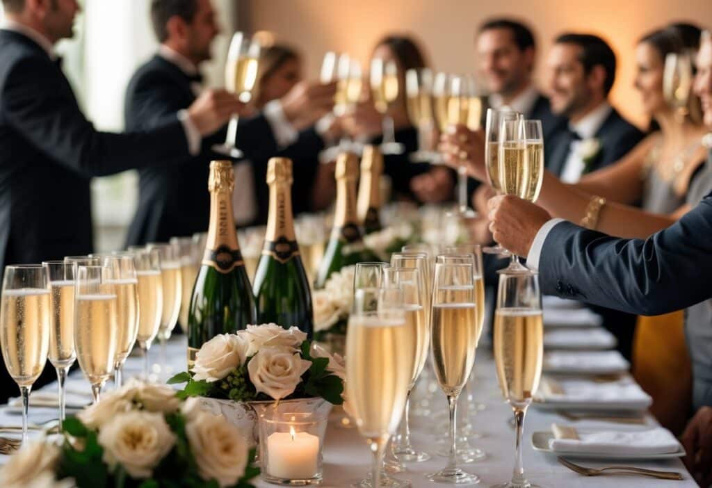 Champagne Toasts vs Champagne Receptions