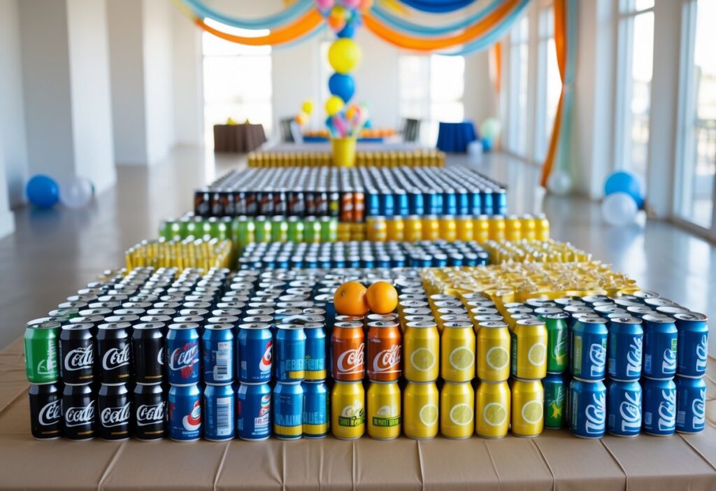 Recommended Soda Quantities for 100 Guests