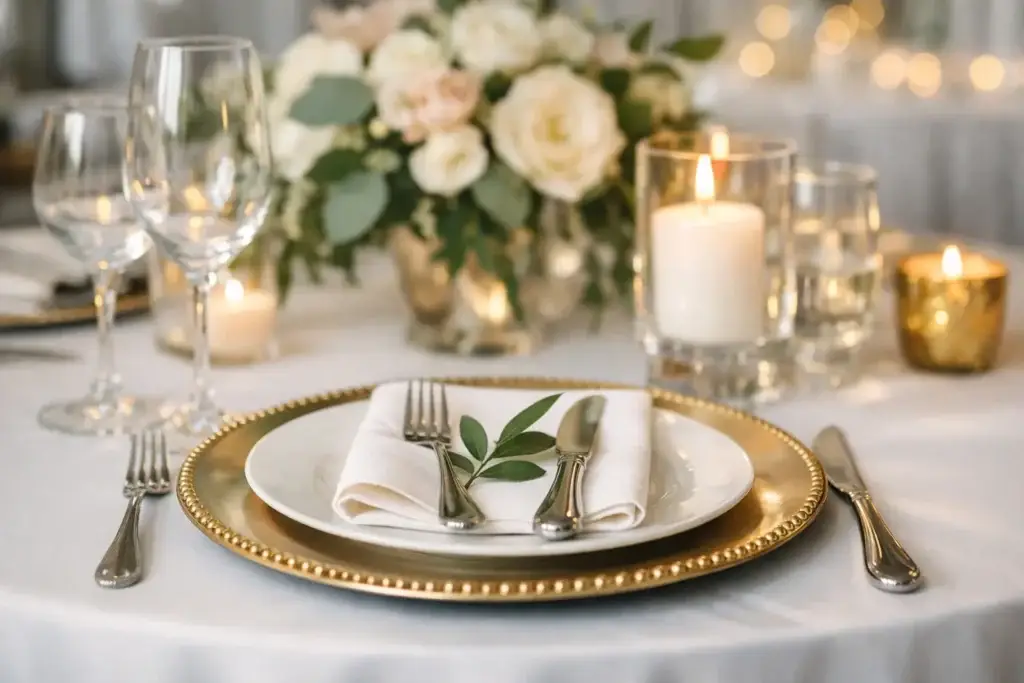 Charger Plate Rental for Weddings That Works