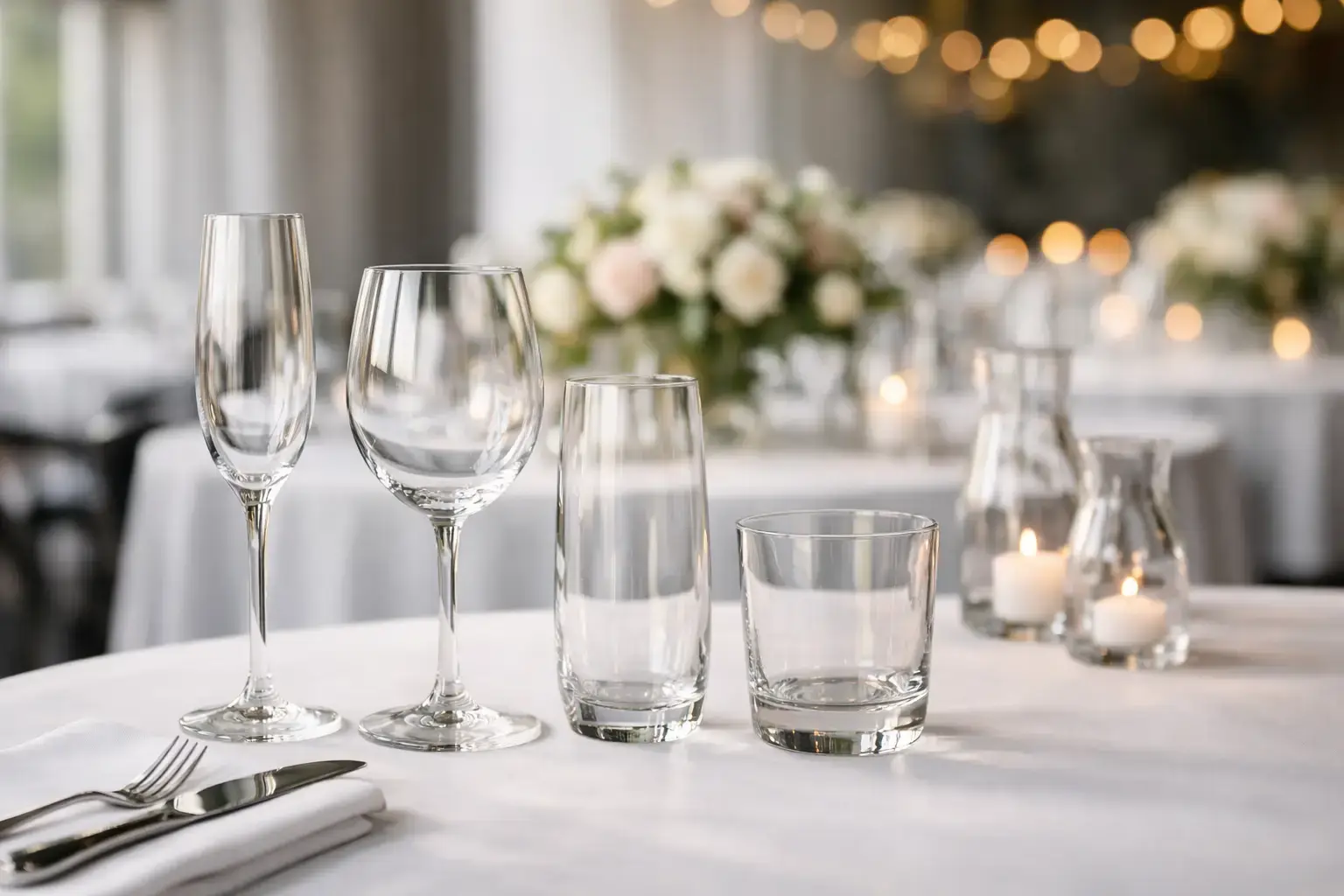 Glassware Rental for Events Done Right