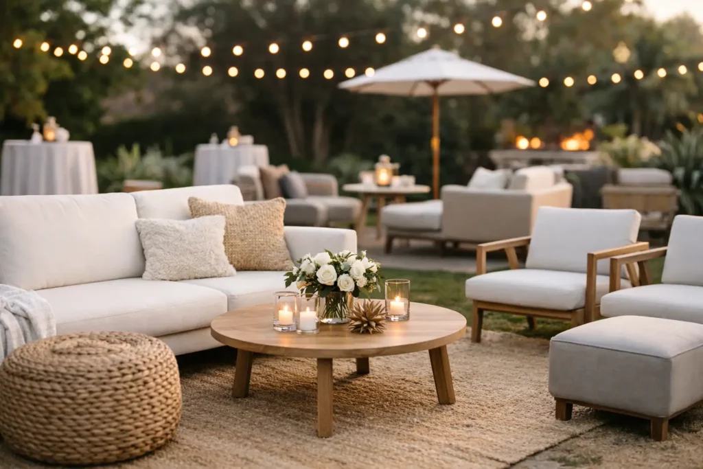 Lounge Furniture Rental for Parties That Works